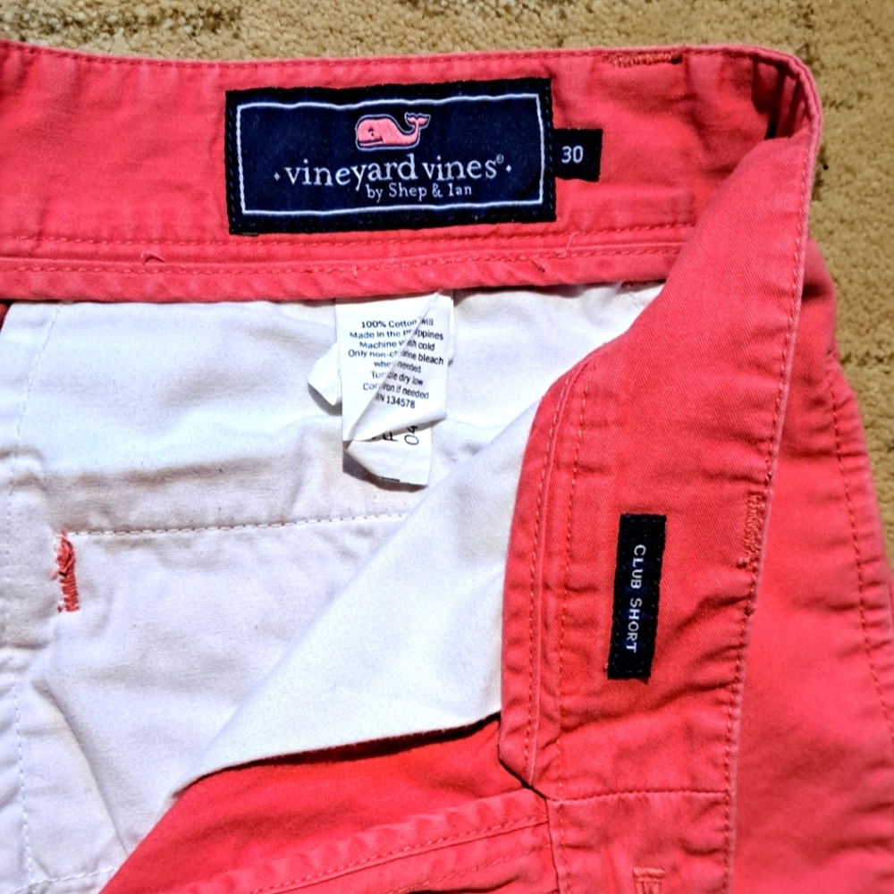Mens Vineyard Vines Club Short Size 30
